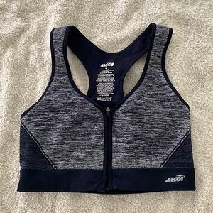 AVIA zip-up sports bra